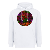 White halloween round earrings 2 Heavyweight Hoodie - BundleAndBundleShop