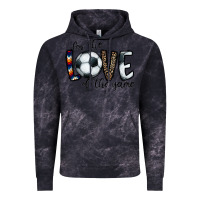 Cloud Black for the love of the game socer Vintage Hoodie - CowhideDigitalArt