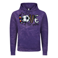 Cloud Purple for the love of the game socer Vintage Hoodie - CowhideDigitalArt
