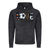 Vintage Black for the love of the game socer Vintage Hoodie - CowhideDigitalArt