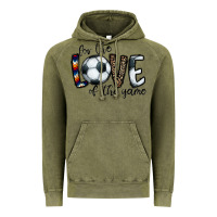 Vintage Olive for the love of the game socer Vintage Hoodie - CowhideDigitalArt