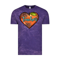 Cloud Purple teacher heart Vintage Tee - JahusDesignShop