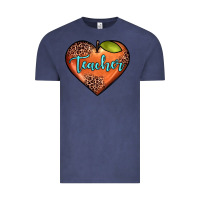Vintage Denim teacher heart Vintage Tee - JahusDesignShop