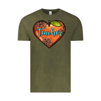 Vintage Olive teacher heart Vintage Tee - JahusDesignShop