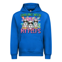 Cobalt chilling with my peeps easter bunnies cowgirl cowg Urban Hoodie - CowGirlArtShop