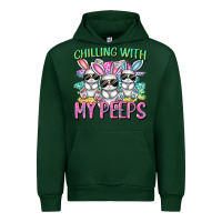Forest Green chilling with my peeps easter bunnies cowgirl cowg Urban Hoodie - CowGirlArtShop