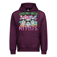 Mauve Wine chilling with my peeps easter bunnies cowgirl cowg Urban Hoodie - CowGirlArtShop