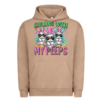 Pigment Burro chilling with my peeps easter bunnies cowgirl cowg Urban Hoodie - CowGirlArtShop