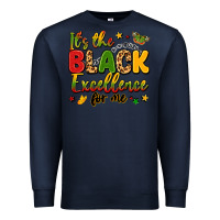 Navy it's the black excellence for me Premium Sweatshirt - LillyAllenDesigns