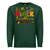 Sports Green it's the black excellence for me Premium Sweatshirt - LillyAllenDesigns