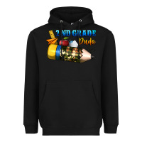 Black 2 nd grade dude Heavyweight Hoodie - BundleAndBundleShop