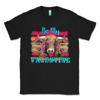 Black be my valentine with cow Classic Tee - AdoDesignShop
