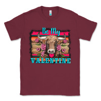 Burgundy be my valentine with cow Classic Tee - AdoDesignShop