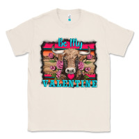 Natural be my valentine with cow Classic Tee - AdoDesignShop
