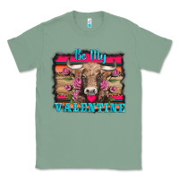 Sage be my valentine with cow Classic Tee - AdoDesignShop