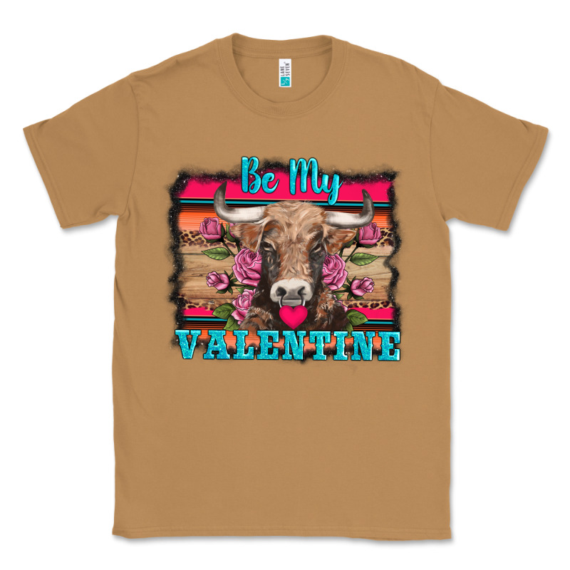Be My Valentine With Cow Classic Tee by AdoDesignShop | Teevron