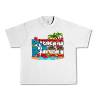 Lunar Rock puerto rico and flowers with frog Urban Heavy Tee - AdoDesignShop