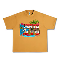 Peanut Butter puerto rico and flowers with frog Urban Heavy Tee - AdoDesignShop