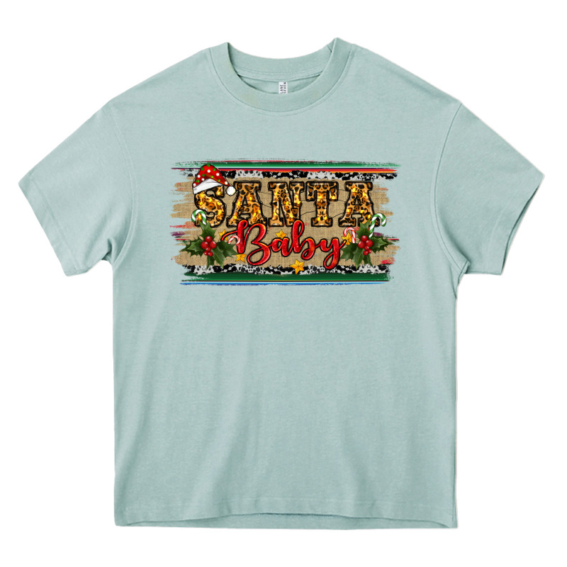 Santa Baby Western Christmas Heavy Core Tee by RanaPortraitStore | Teevron