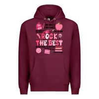 Burgundy rock the best Premium Hoodie - JahusDesignShop