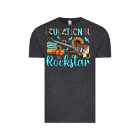 Vintage Black educational rockstar Vintage Tee - JahusDesignShop
