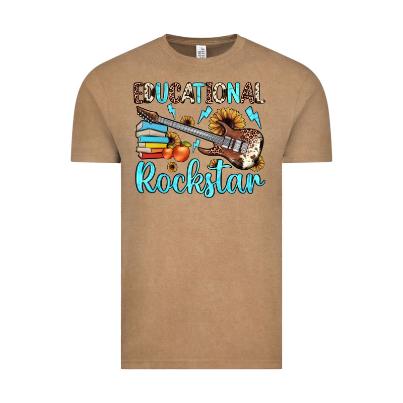 Educational Rockstar Vintage Tee by JahusDesignShop | Teevron