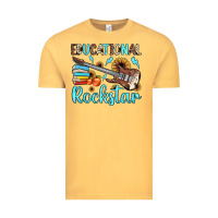 Vintage Mustard educational rockstar Vintage Tee - JahusDesignShop