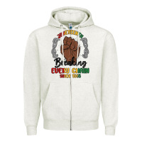 Oatmeal Heather every chain since 1865 juneteenth Zipper Hoodie - MaliasSmallBusiness