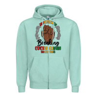 Seafoam every chain since 1865 juneteenth Zipper Hoodie - MaliasSmallBusiness