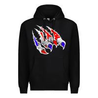 Black American Flag Claw Premium Hoodie - Bettercallsaul
