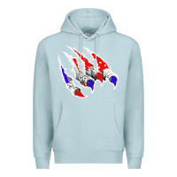 Blue Mist American Flag Claw Premium Hoodie - Bettercallsaul