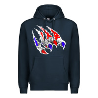 Navy American Flag Claw Premium Hoodie - Bettercallsaul