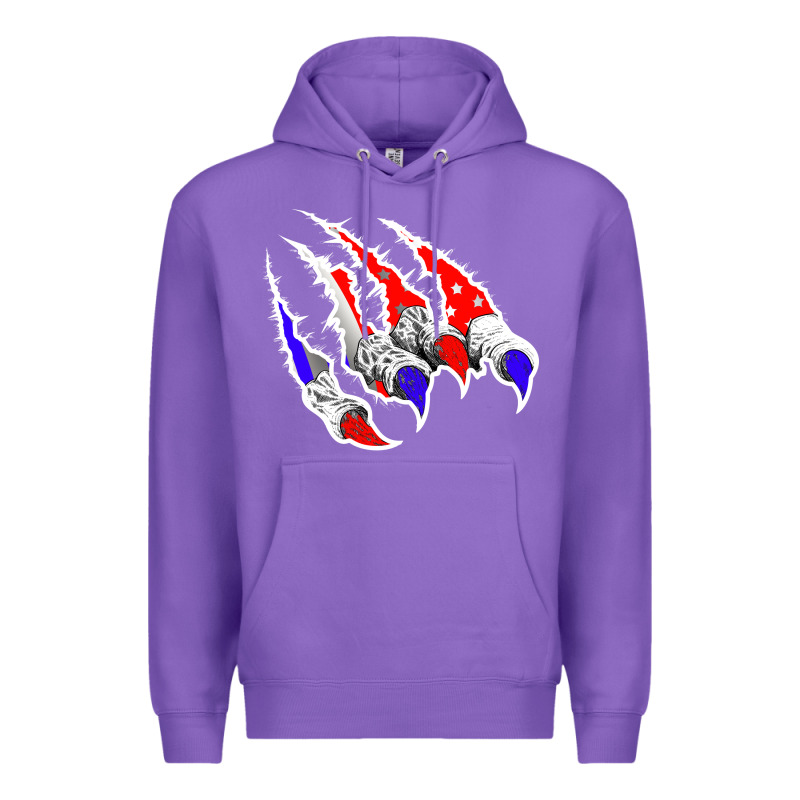 American Flag Claw Premium Hoodie by Bettercallsaul | Teevron