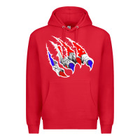 Red American Flag Claw Premium Hoodie - Bettercallsaul