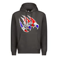 Smoke American Flag Claw Premium Hoodie - Bettercallsaul