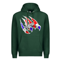 Sports Green American Flag Claw Premium Hoodie - Bettercallsaul