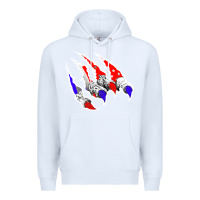 White American Flag Claw Premium Hoodie - Bettercallsaul