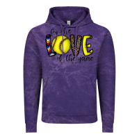 Cloud Purple for the love of the game softball Vintage Hoodie - CowhideDigitalArt