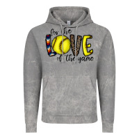 Cloud Rock for the love of the game softball Vintage Hoodie - CowhideDigitalArt