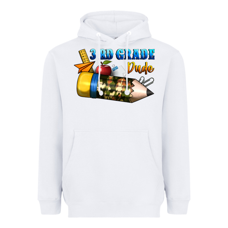3 Rd Grade Dude Heavyweight Hoodie by BundleAndBundleShop | Teevron