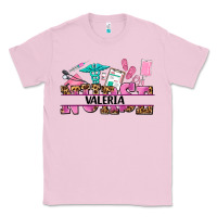 Bubblegum Pink nurse custom name Classic Tee - AdoDesignShop