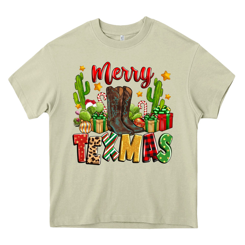 Merry Texmas Heavy Core Tee by Zillion Design Studio | Teevron