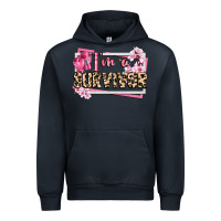 Navy im a survivor cancer awareness Urban Hoodie - CowGirlArtShop
