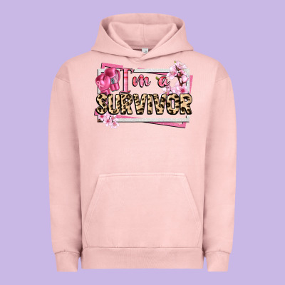 Im A Survivor Cancer Awareness Urban Hoodie Designed By Cowgirlartshop