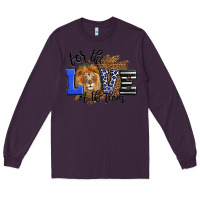 Plum For The Love Of The Lions Long Sleeve Tee - LillyAllenDesigns