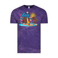 Cloud Purple stay salty Vintage Tee - AdoDesignShop