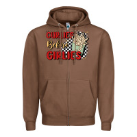 Chestnut curlies before girlies Zipper Hoodie - MaliasSmallBusiness