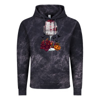 Cloud Black halloween roses wine Vintage Hoodie - FaDigitalArtStudio