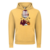 Vintage Mustard halloween roses wine Vintage Hoodie - FaDigitalArtStudio