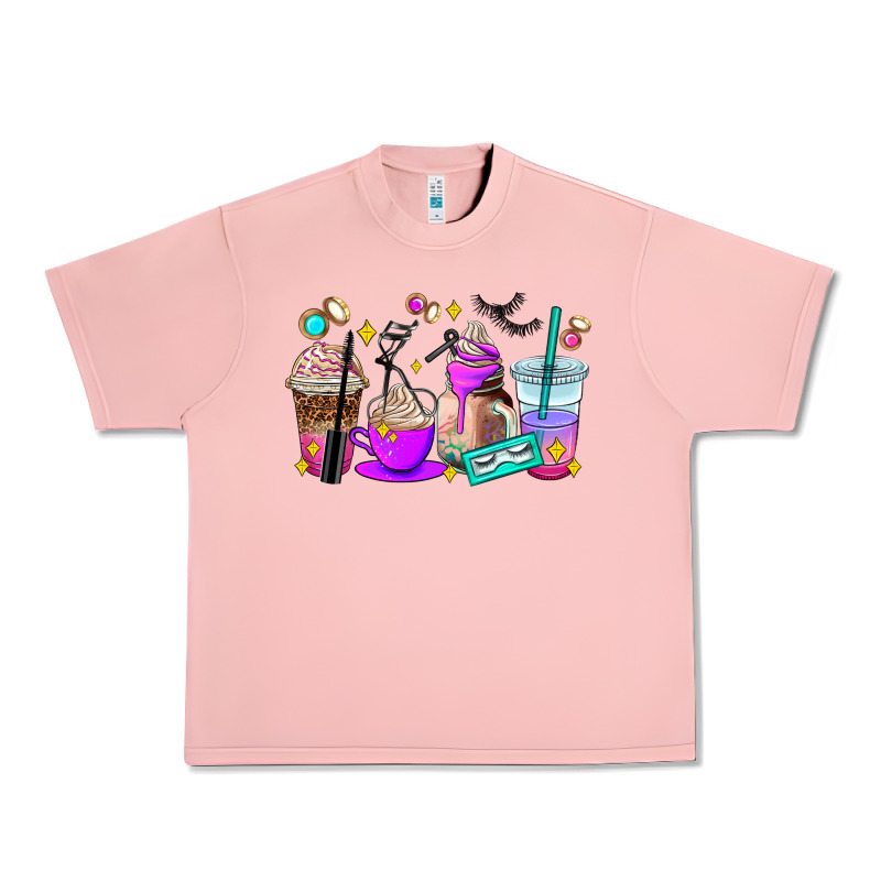 Lash Hustler Coffee Cups Urban Heavy Tee by AdoDesignShop | Teevron